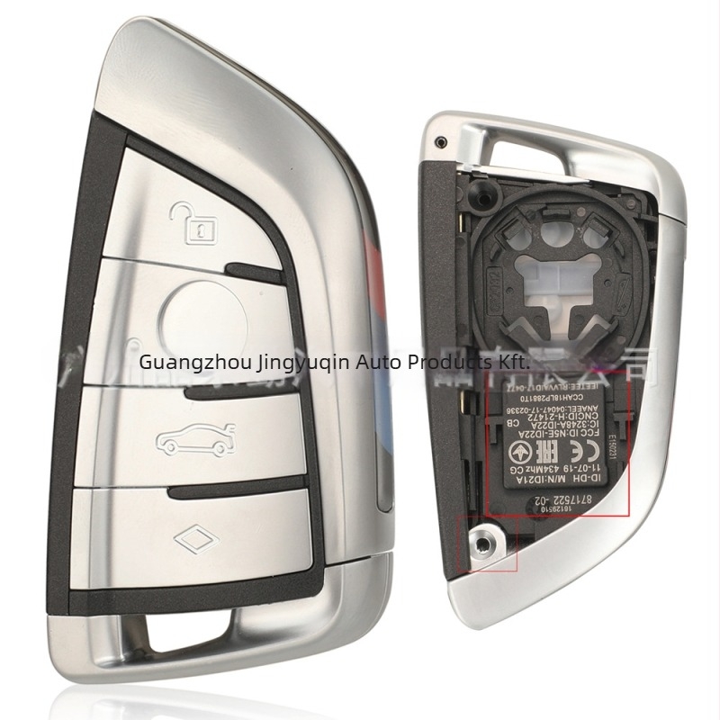 BMW G-sorozat kulcscsere burkolat X6–X1 és 7/5/3/2 sorozatokhoz — ABS tokozás, kulcs penge rézből, súly 65 g, jingyuqin