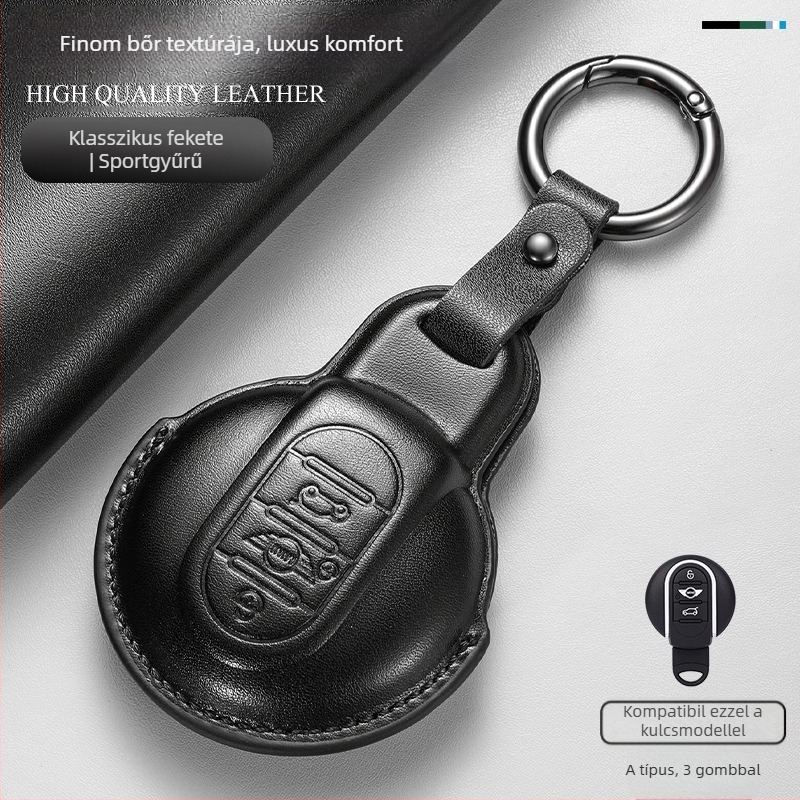 YESFOSO MINI kulcstartó burkolat Countryman/JCW/Clubman – Cortex, Egyszerű stílus, Személyre szabható feldolgozás, Licencelt magáncímke