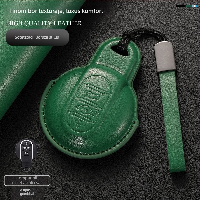 YESFOSO MINI kulcstartó burkolat Countryman/JCW/Clubman – Cortex, Egyszerű stílus, Személyre szabható feldolgozás, Licencelt magáncímke