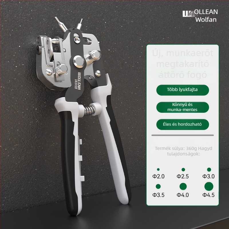 Volvan lyukasztó fogó telefon tokok és karkötők számára – ötvözet, 0,3 kg, robbanásálló