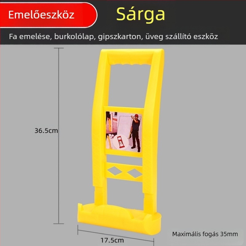 Táblaemelő — kerámialapokhoz, üveghez és gipszkartonhoz; Audler műanyag, 1 db, háztartási használatra