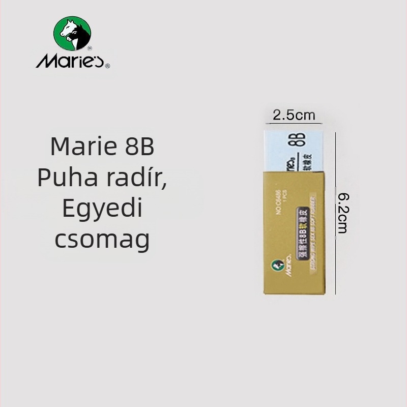 Marley C6142 radírgumi plasztelinához és skictekhez – Márka Marley, Modell: C6142, Anyag: Radír, Használat: Vázlatrajz, Nettó tömeg: 0.025