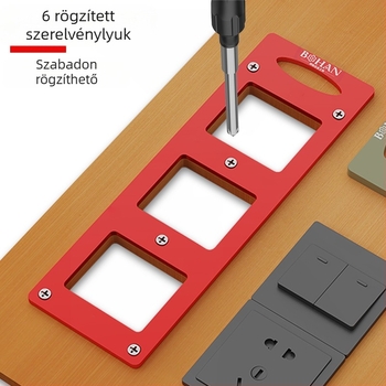 Bohan faipari maró – 86 típusú konnektor-dobozok üregeinek készítéséhez, hornyoló és csatornázó eszköz