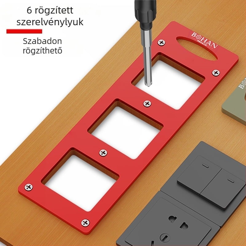 Bohan faipari maró – 86 típusú konnektor-dobozok üregeinek készítéséhez, hornyoló és csatornázó eszköz