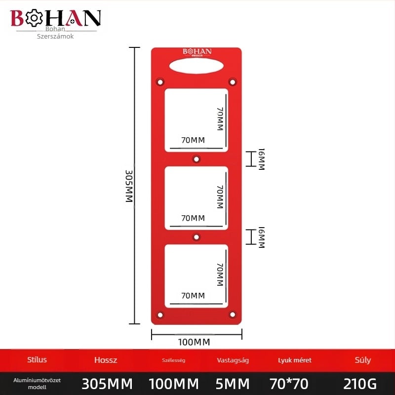 Bohan faipari maró – 86 típusú konnektor-dobozok üregeinek készítéséhez, hornyoló és csatornázó eszköz