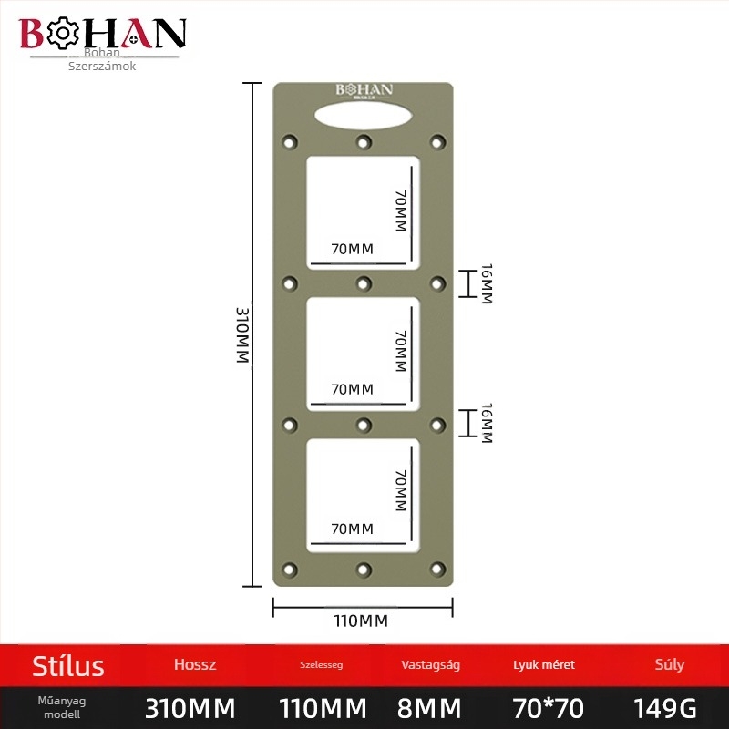 Bohan faipari maró – 86 típusú konnektor-dobozok üregeinek készítéséhez, hornyoló és csatornázó eszköz