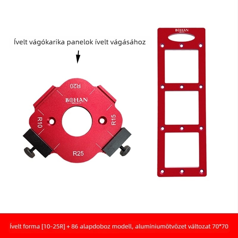 Bohan faipari maró – 86 típusú konnektor-dobozok üregeinek készítéséhez, hornyoló és csatornázó eszköz