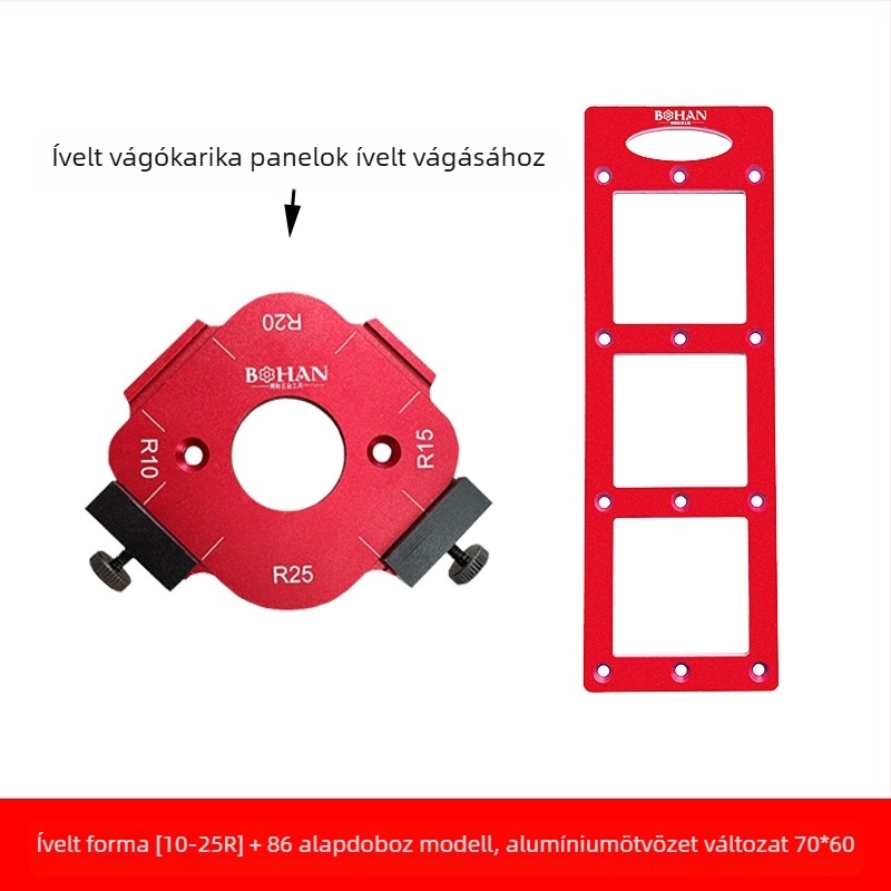 Bohan faipari maró – 86 típusú konnektor-dobozok üregeinek készítéséhez, hornyoló és csatornázó eszköz