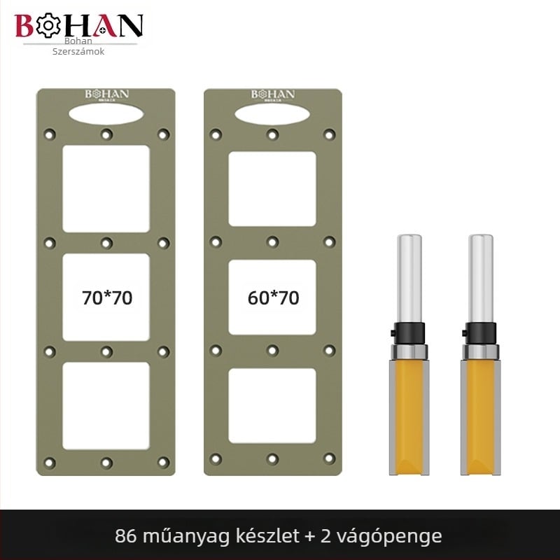 Bohan faipari maró – 86 típusú konnektor-dobozok üregeinek készítéséhez, hornyoló és csatornázó eszköz