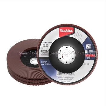 Makita 100 mm-es abrazív textil korong polírozáshoz – csiszolás, maximális sebesség 80, keménység A