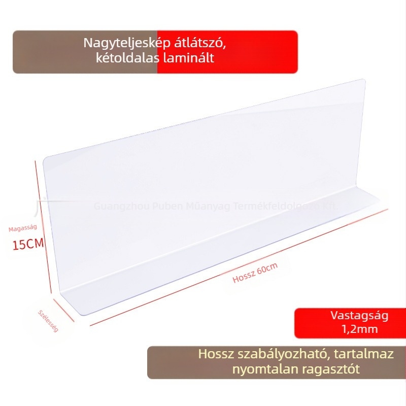 Puben műanyag L alakú réstömítő szalag bútorok közötti résekhez – egyszerű, modern stílus