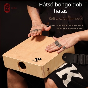 Lu ru Három az egyben boxdob – professzionálisan csomagolt utazófa dobf box, ülő dob