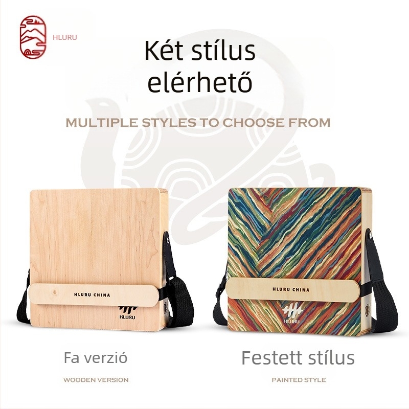 Lu ru Három az egyben boxdob – professzionálisan csomagolt utazófa dobf box, ülő dob