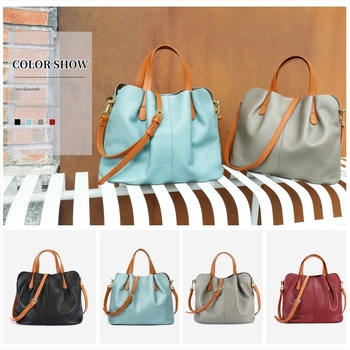 WESTAL keresztpántos táska első réteg marhabőrből, vízszintes négyzetes formájú, nyitott felső