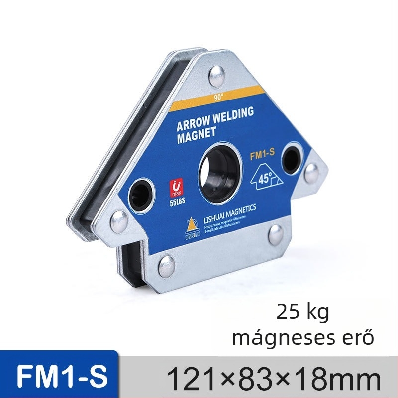 Mágneses hegesztő pozicionáló - Lishuai, 25 kg rögzítő erő, hegesztő rögzítő készülék