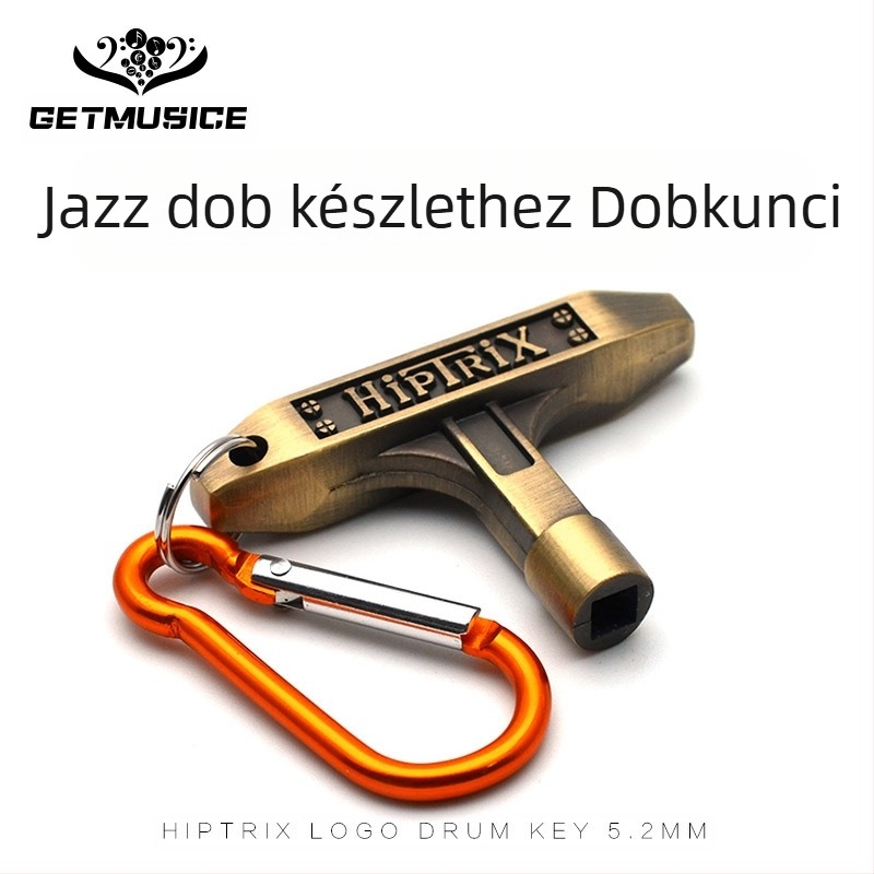 Fém dobkulcs dobszetthez, GETMusic, tömeg 60 g