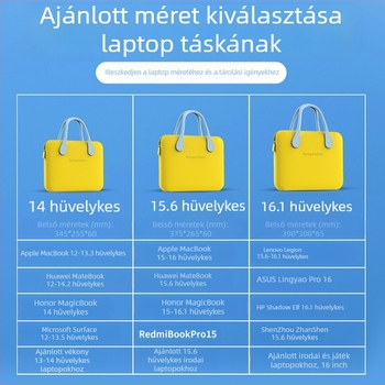 Laptop táska - multifunkcionális, unisex, nagy kapacitású EVA anyagból, vízálló