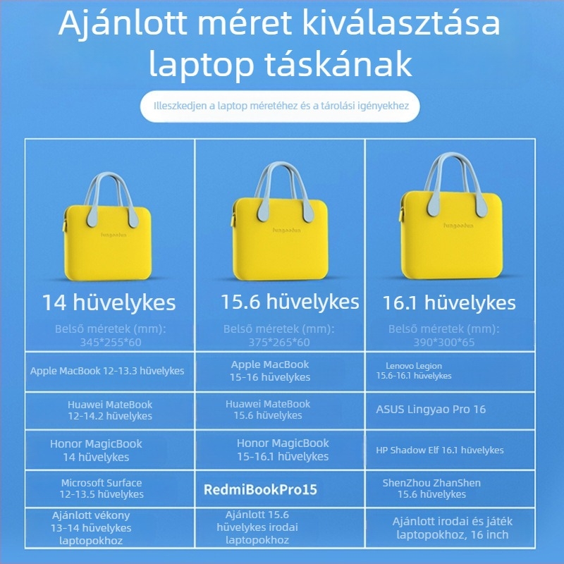 Laptop táska - multifunkcionális, unisex, nagy kapacitású EVA anyagból, vízálló