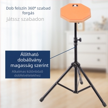 8 hüvelykes gyakorló hangtompító dobpad készlet, természetes gumi