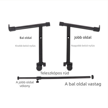 Pangolin kiemelt elektronikus zongorakeret, fémből készült