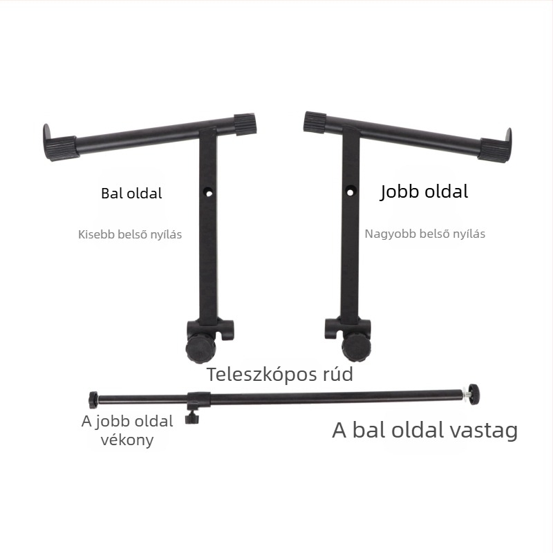 Pangolin kiemelt elektronikus zongorakeret, fémből készült