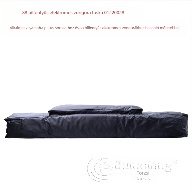 88‑billentyűs digitális zongora táska hátizsákként, Oxford anyag, 210D bélés, kézi pánt