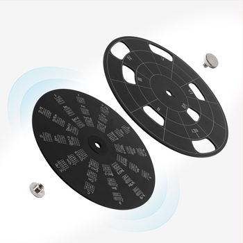 Gitárelmélet plakát gitárhoz: ötödik kör, akkordok és ütemvázlat; alumínium ötvözet, modell RMT-A, Rockhouse, csomagolás vászontáska + papírdoboz