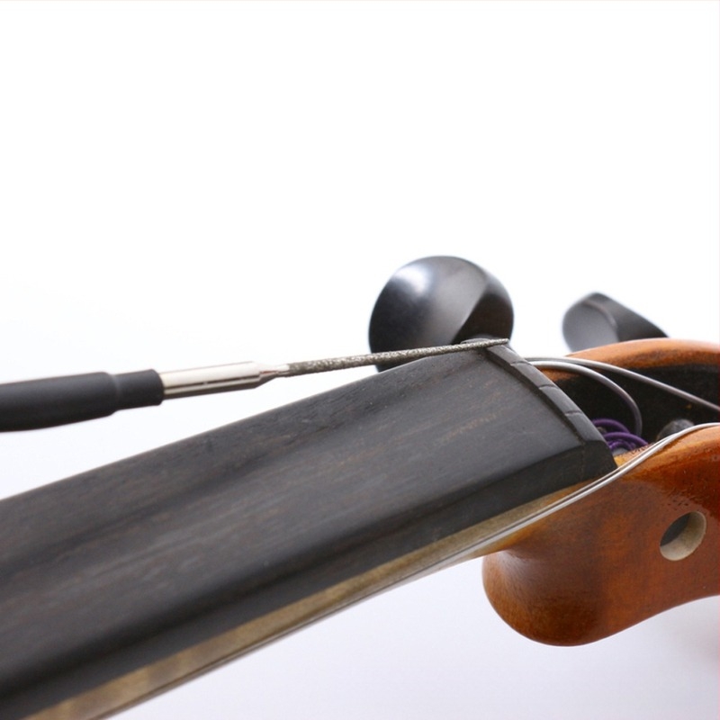 Cselló húrgroove fájl – ötvözetes acél, speciális modell