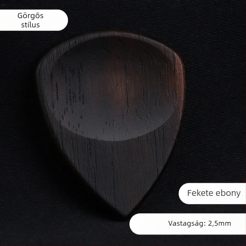 Kézzel készített tömörfa gitárpik doboz — tároló doboz, fa ajándékdoboz