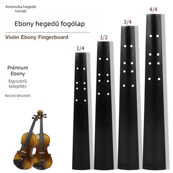 Hegedű fogólapja-ebonfa LN236, Aston Villa, hegedű kiegészítők, buborékos csomagolás