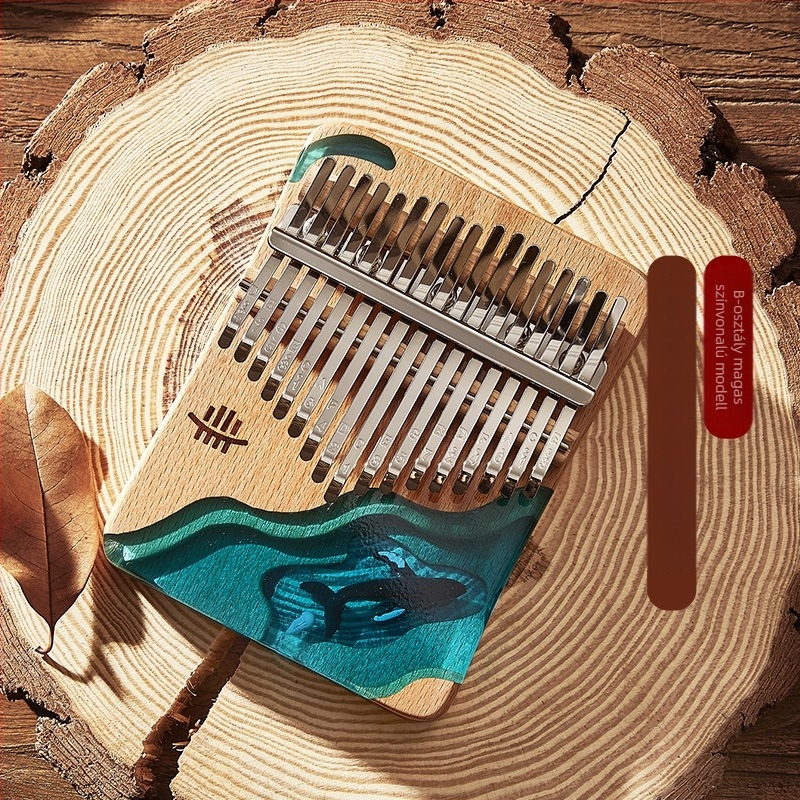 Kalimba 21 tónusú lemez, Hluru Class B magas színvonalú modell, professzionális csomagolás