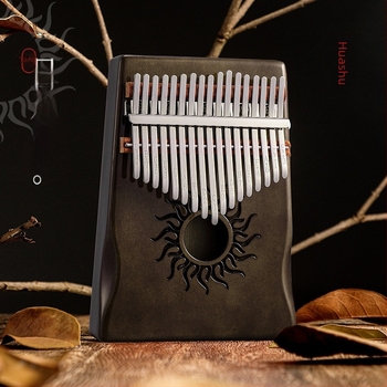 Huashu Kalimba (ujj-zongora) - 17 hang, juharfából készült, kezdő hangszer