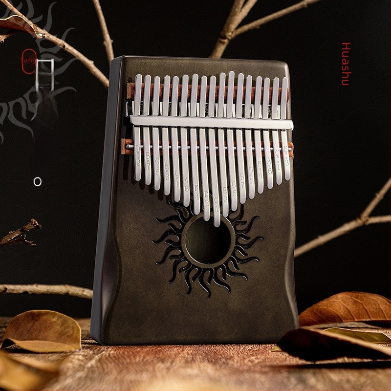 Huashu Kalimba (ujj-zongora) - 17 hang, juharfából készült, kezdő hangszer