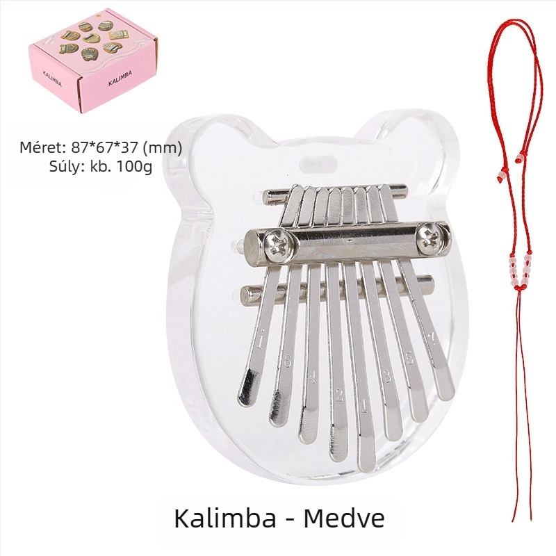 Kalimba Ruzik 816 — csomagolás: kartondoboz nyakpánttal és használati útmutatóval; hangszer a zenei eszközök számára (Márka: Ruzik; Modell: 816; Csomagolás: kartondoboz, nyakpánt, használati útmutató; Alkalmazási terület: zenei hangszerek)