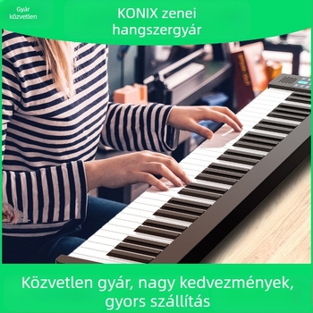 Kehuixing PJ61Z/PJ49Z hordozható digitális zongora – 61 billentyű, polifónia 32, 101–200 hangszín, 11–50 demó dal