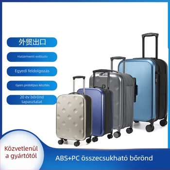 PC összecsukható gurulós bőrönd (Anyag: PC; Nyitás: cipzár; TSA kombinációs zár; Görgők: univerzális; Súly: 2,22 kg)