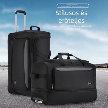 Trail vízálló könnyű gurulós utazótáska – Oxford anyag, uniszex, városi egyszerű stílus