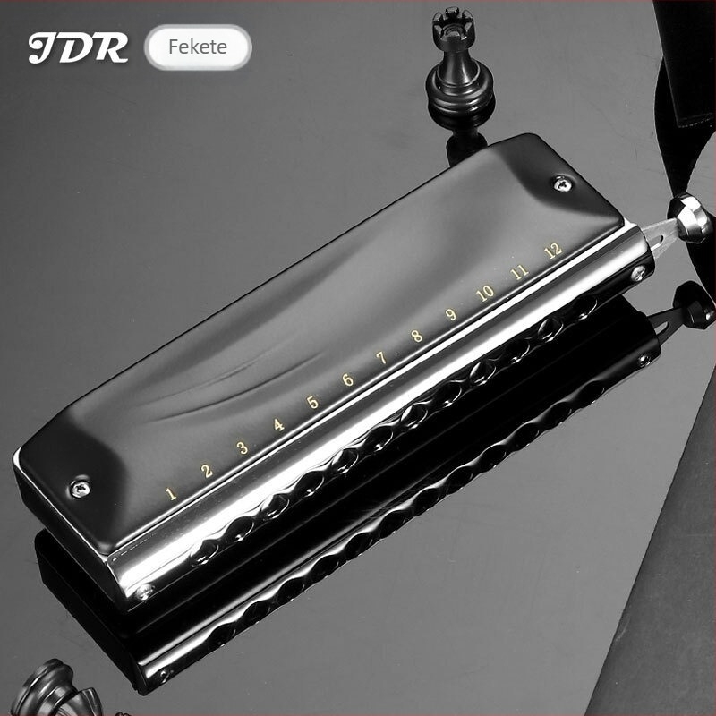 Félméretű kromatikus furulya, 12 nyílás, hangolás C, modell GM-0648, márka JDR