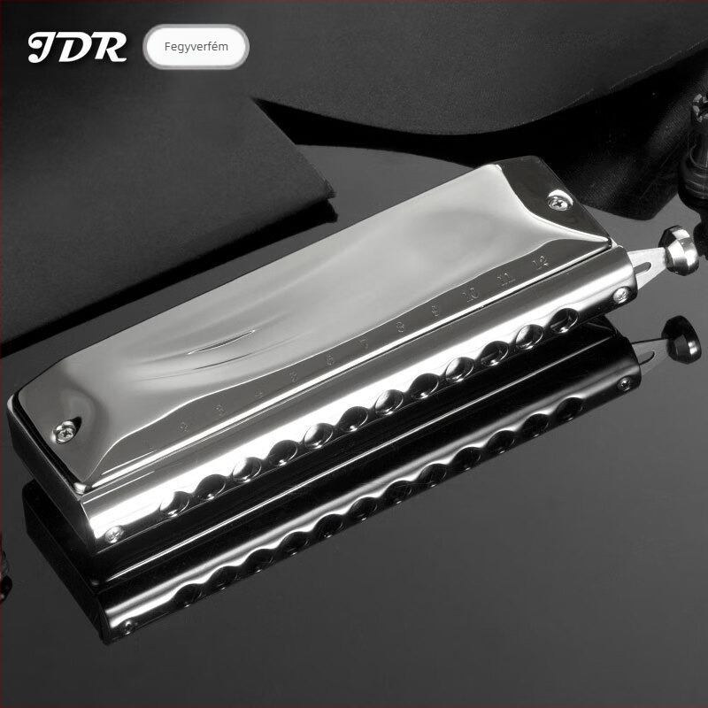 Félméretű kromatikus furulya, 12 nyílás, hangolás C, modell GM-0648, márka JDR