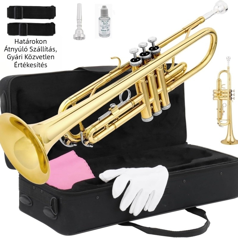 Trombita ATR-210G, B-flat, lakkozott felület, Addie