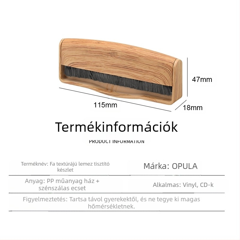 Vinyl lemez tisztító készlet – OPULA KCL-1900, tisztító készlet, 2024 megjelenés