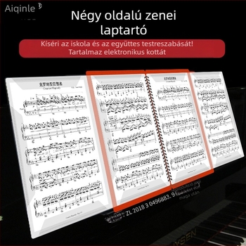 Partitúra klipsz YPJ-2, ABS anyag, Aegean márka, csomagolás: műanyag zacskó