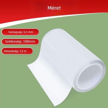 Áttetsző PVC-cső javító szalag — vízálló tömítés, 0,3 mm vastagság, PVC-csövekhez, alkalmas sátrakra és felfújható gyűrűkre