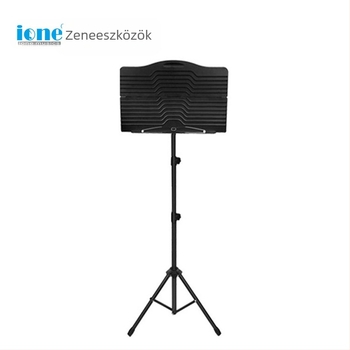 Zenei hangszer állvány, összecsukható paneles kialakítású vas- és ABS-anyagból, 01-es modell, ione márka, hangszerhez.