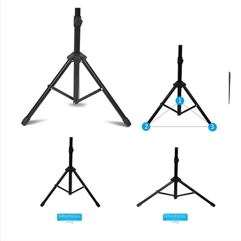 Zenei hangszer állvány, összecsukható paneles kialakítású vas- és ABS-anyagból, 01-es modell, ione márka, hangszerhez.