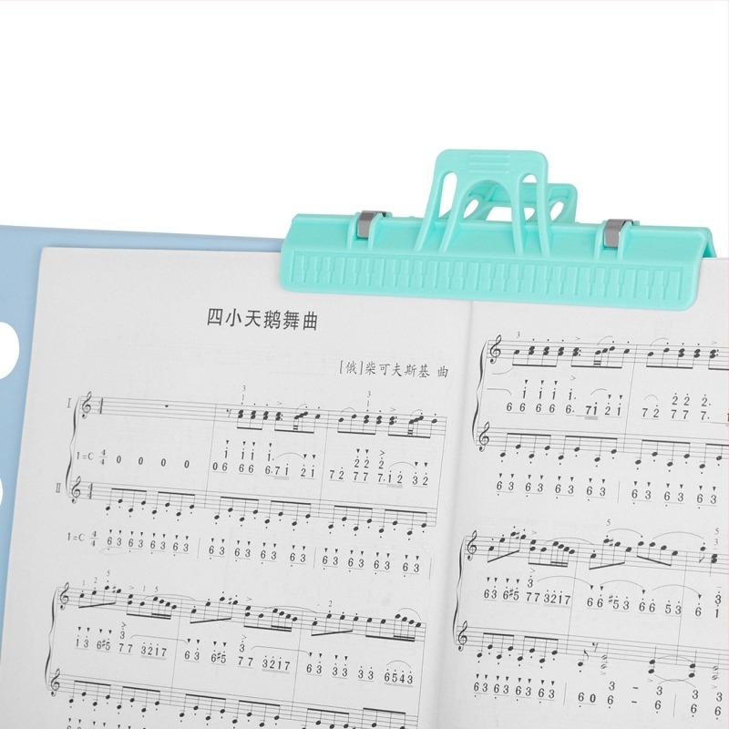 GMC-300 partitúra klipe hangszerekhez, ABS műanyag és kiváló minőségű rugós acél