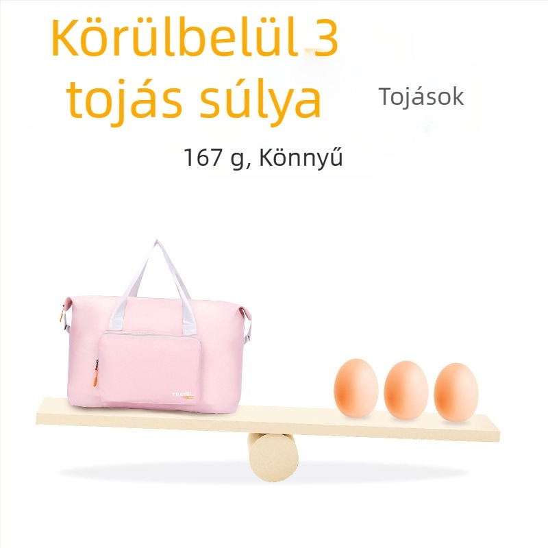 Összecsukható utazótáska - Nagy kapacitás (20–35L), Poliészter, Vízálló, Rendkívül könnyű, Uniszex