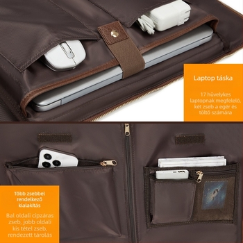 Férfi PU bőr öltönytáska, összecsukható keresztpántos utazótáska, vízálló, 36–55L, poliészter bélés