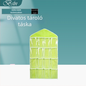 Poliészter függő táska gardrób tároláshoz – rajzfilm stílus, porvédő, asztali rendező, Bosilon