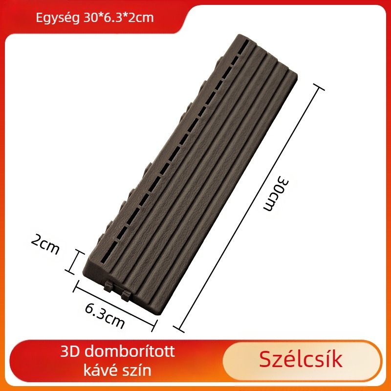 PP műanyag összeszerelhető padló, faerezetes mintázat, modern egyszerű stílus, fertőtlenítő hatású, folyosóra